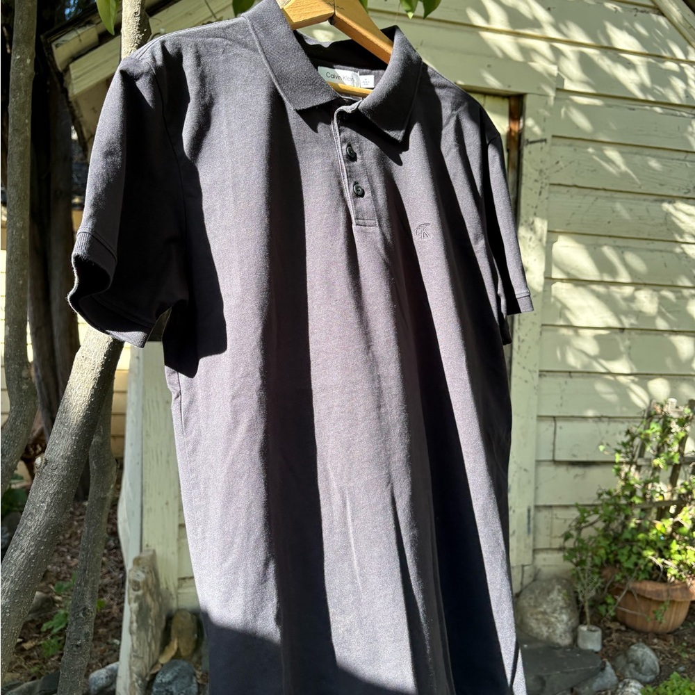 Calvin Klein Charcoal Polo Shirt